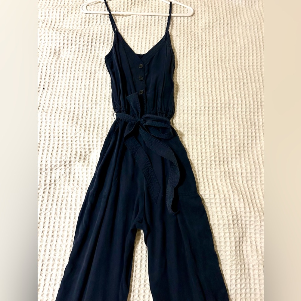 Abercrombie & Fitch Women's Button Tie Jumpsuit